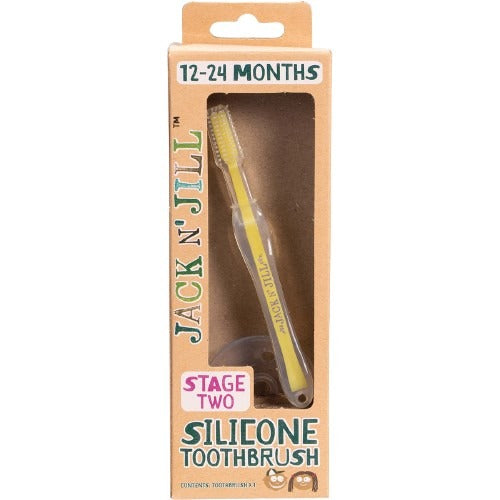 JACK N' JILL Silicone Baby Toothbrush