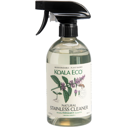 Koala Eco Stainless Steel Cleaner Peppermint Essential Oil 500ml