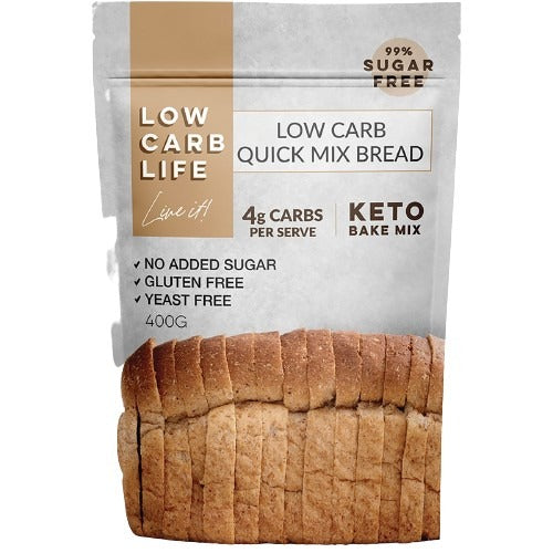 LOW CARB LIFE Low Carb Quick Mix Bread Keto Bake Mix 400g