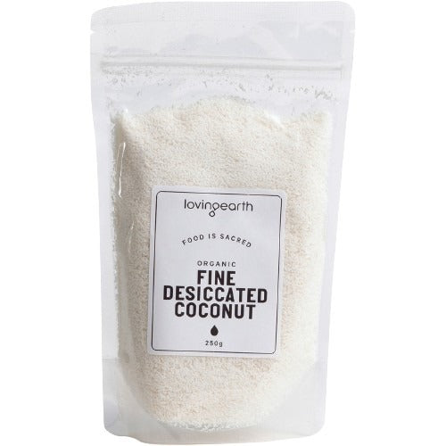 LOVING EARTH Fine Desiccated Coconut 250g