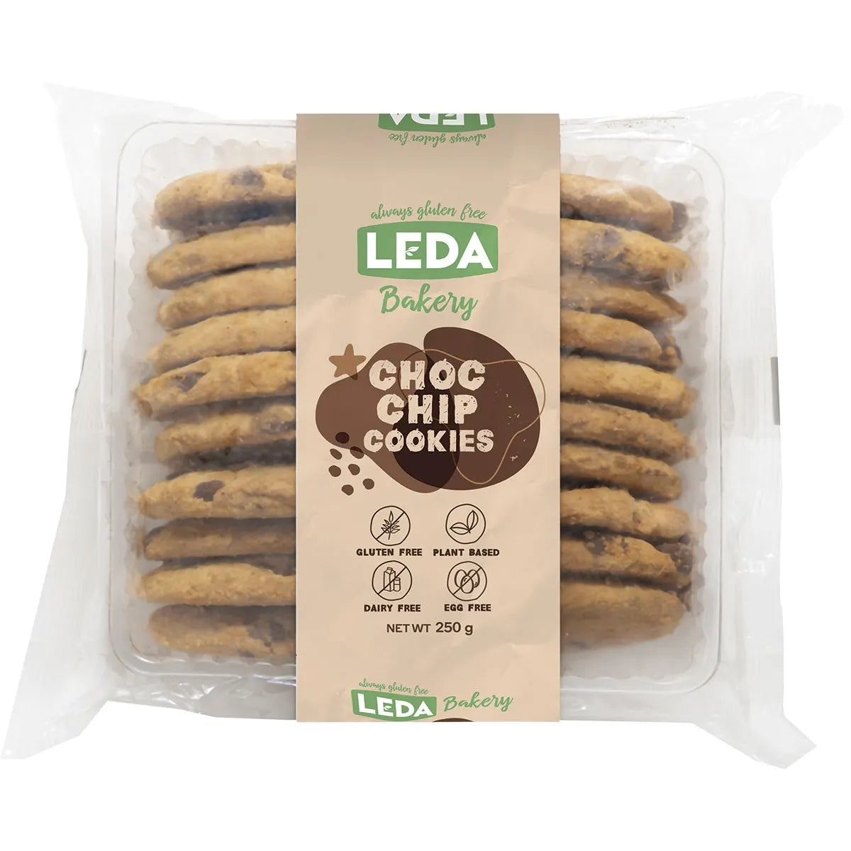 LEDA Choc Chip Cookies Bakery Range 250g