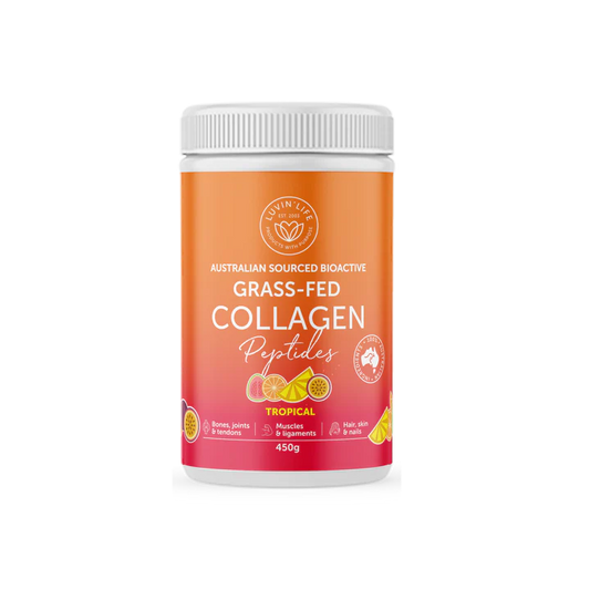 Luvin Life Australian Sourced Bioactive Collagen Peptides - Tropical 450g