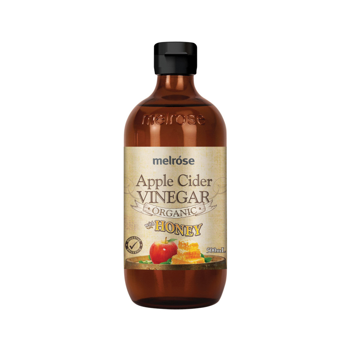 Melrose Organic Apple Cider Vinegar with Honey 500ml