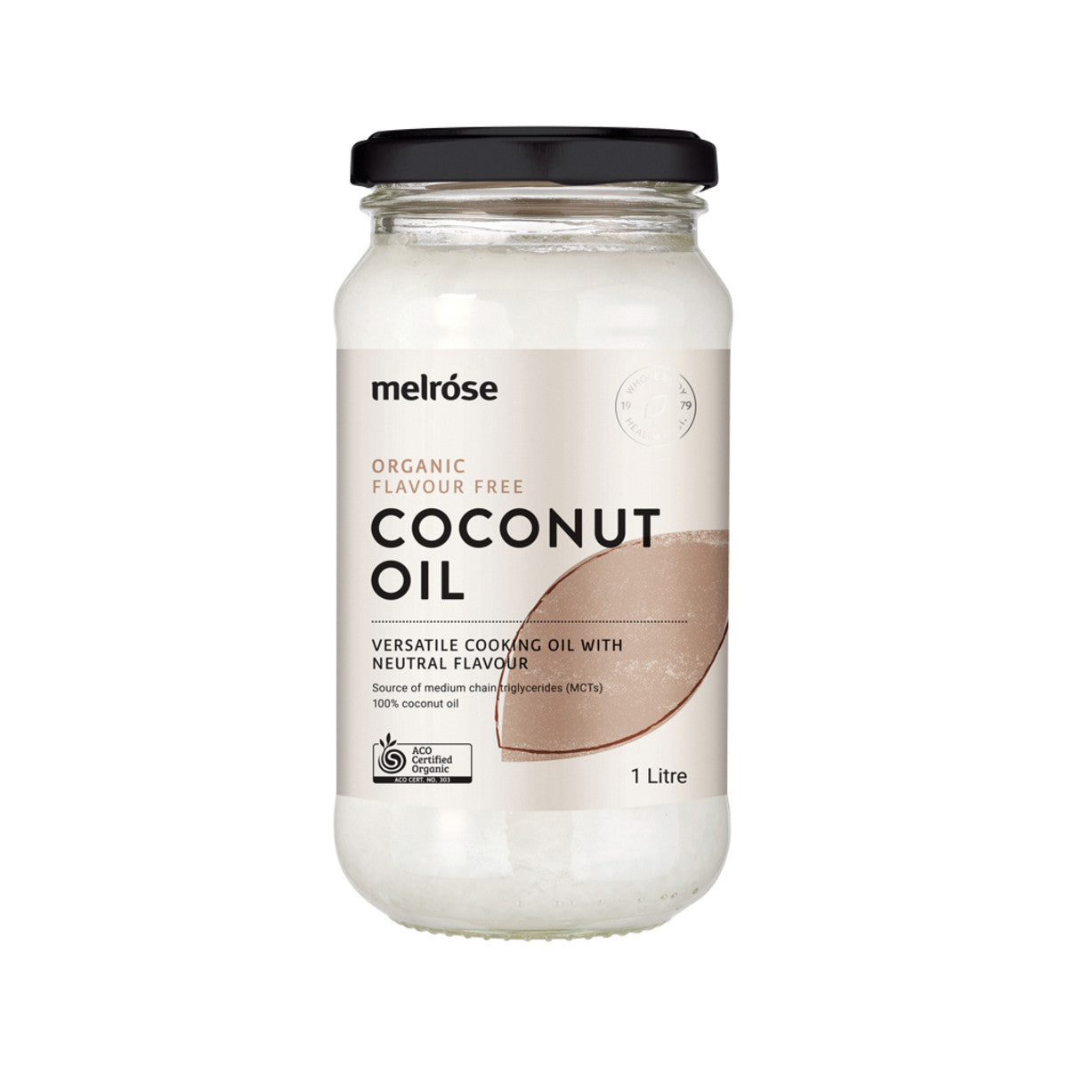 Melrose Organic Coconut Oil Flavour Free 1L