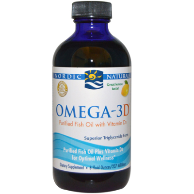 NORDIC NATURALS Lemon Omega 3D 237ml Fish Oils