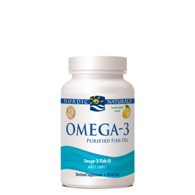 NORDIC NATURALS Lemon Omega-3 60Caps Fish Oils