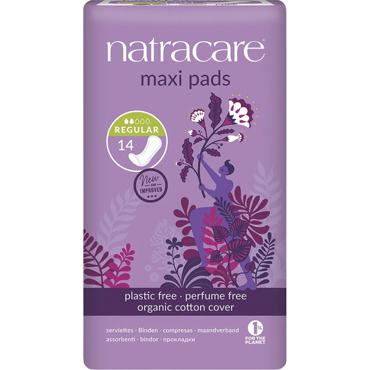 NATRACARE Maxi Pads Regular 14pk