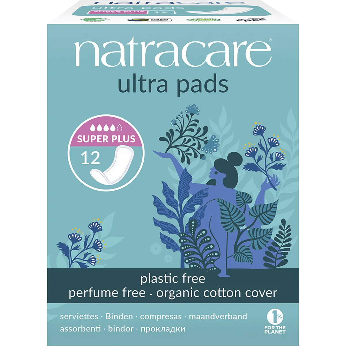 NATRACARE Ultra Pads Super Plus 12pk