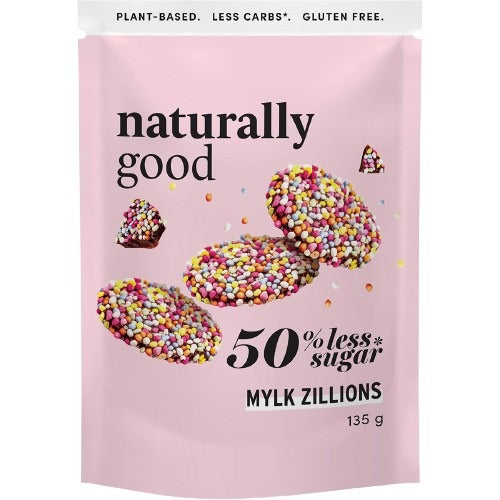 NATURALLY GOOD Mylk Zillions 50% less sugar