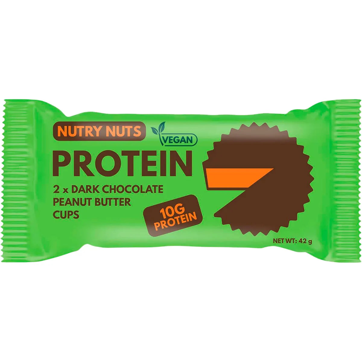 NUTRY NUTS Protein Peanut Butter Cups Dark Chocolate