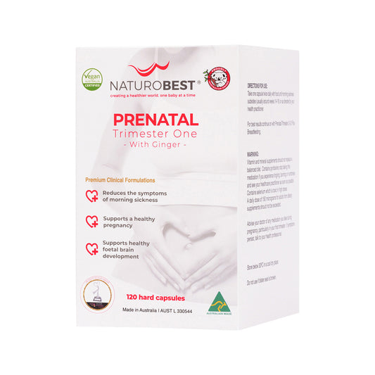 NaturoBest Prenatal Trimester One with Ginger 120c