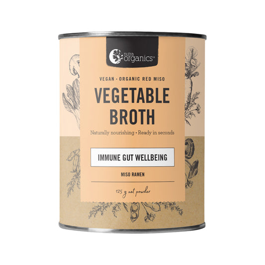 Nutra Organics Broth Vegetable Miso Ramen 125g