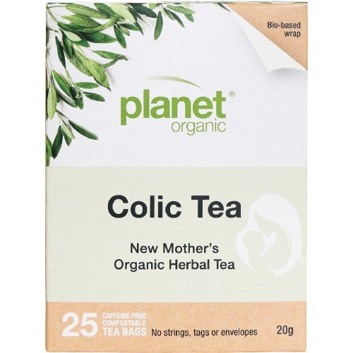 PLANET ORGANIC Herbal Tea Bags New Mother's Colic Tea 25pk