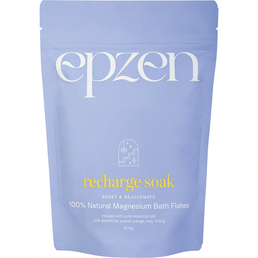 EPZEN Magnesium Bath Flakes Recharge Soak 500g