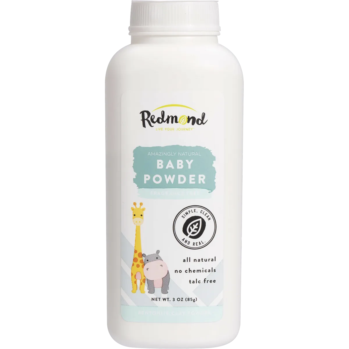 REDMOND CLAY Baby Powder Fragrance Free 85g