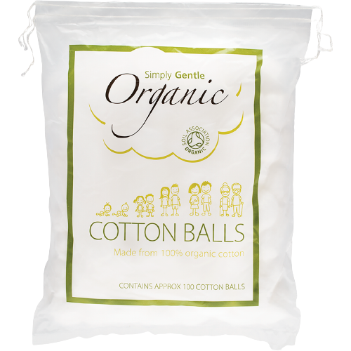 SIMPLY GENTLE ORGANIC Cotton Balls 100pk