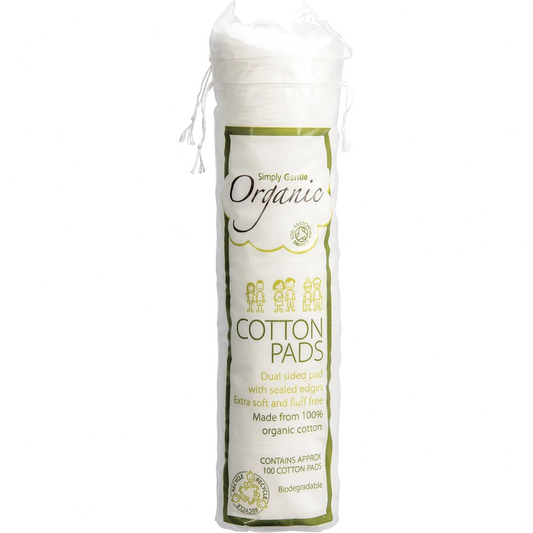 SIMPLY GENTLE ORGANIC Cotton Pads 100pk