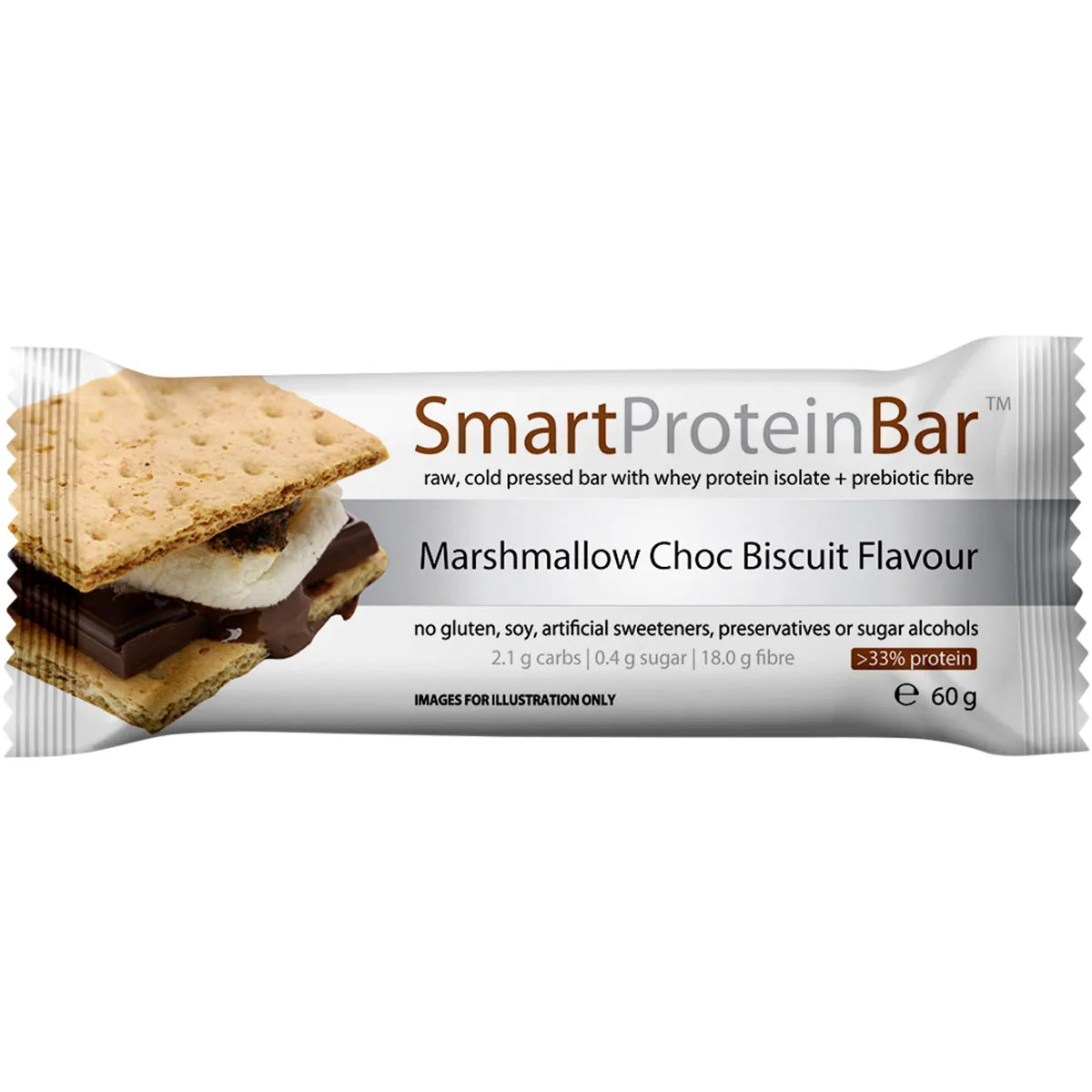 SMART PROTEIN BAR Marshmallow Choc Biscuit Flavour Protein Bar