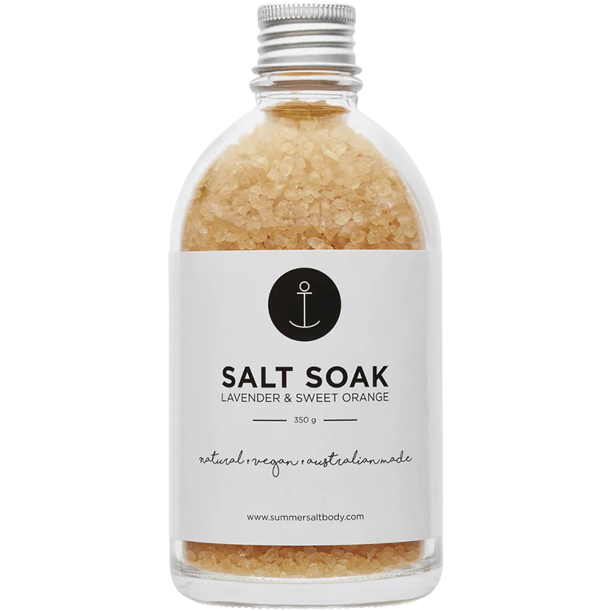 SUMMER SALT BODY Salt Soak Lavender & Sweet Orange 350g