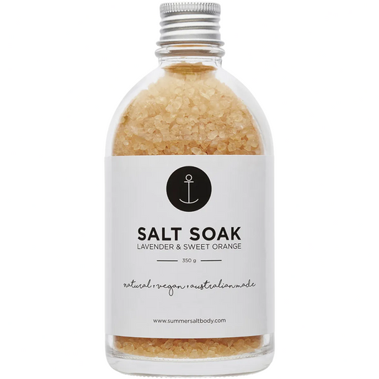 SUMMER SALT BODY Salt Soak Lavender & Sweet Orange 350g