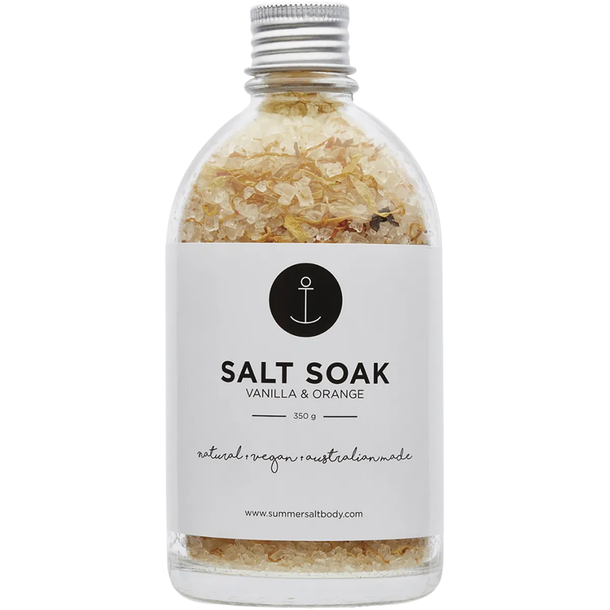 SUMMER SALT BODY Salt Soak Vanilla & Sweet Orange 350g