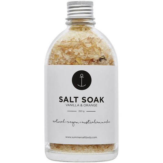 SUMMER SALT BODY Salt Soak Vanilla & Sweet Orange 350g