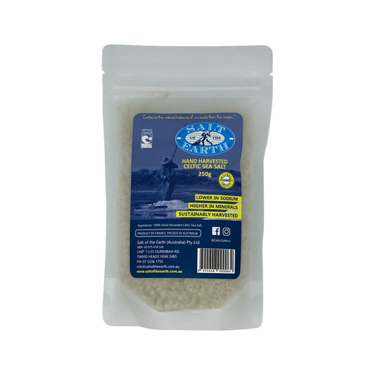 Salt Of The Earth Hand Harvested Celtic Sea Salt Coarse 250g