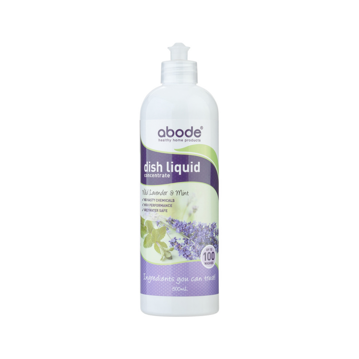 Abode Dish Liquid Concentrate Wild Lavender & Mint 500ml