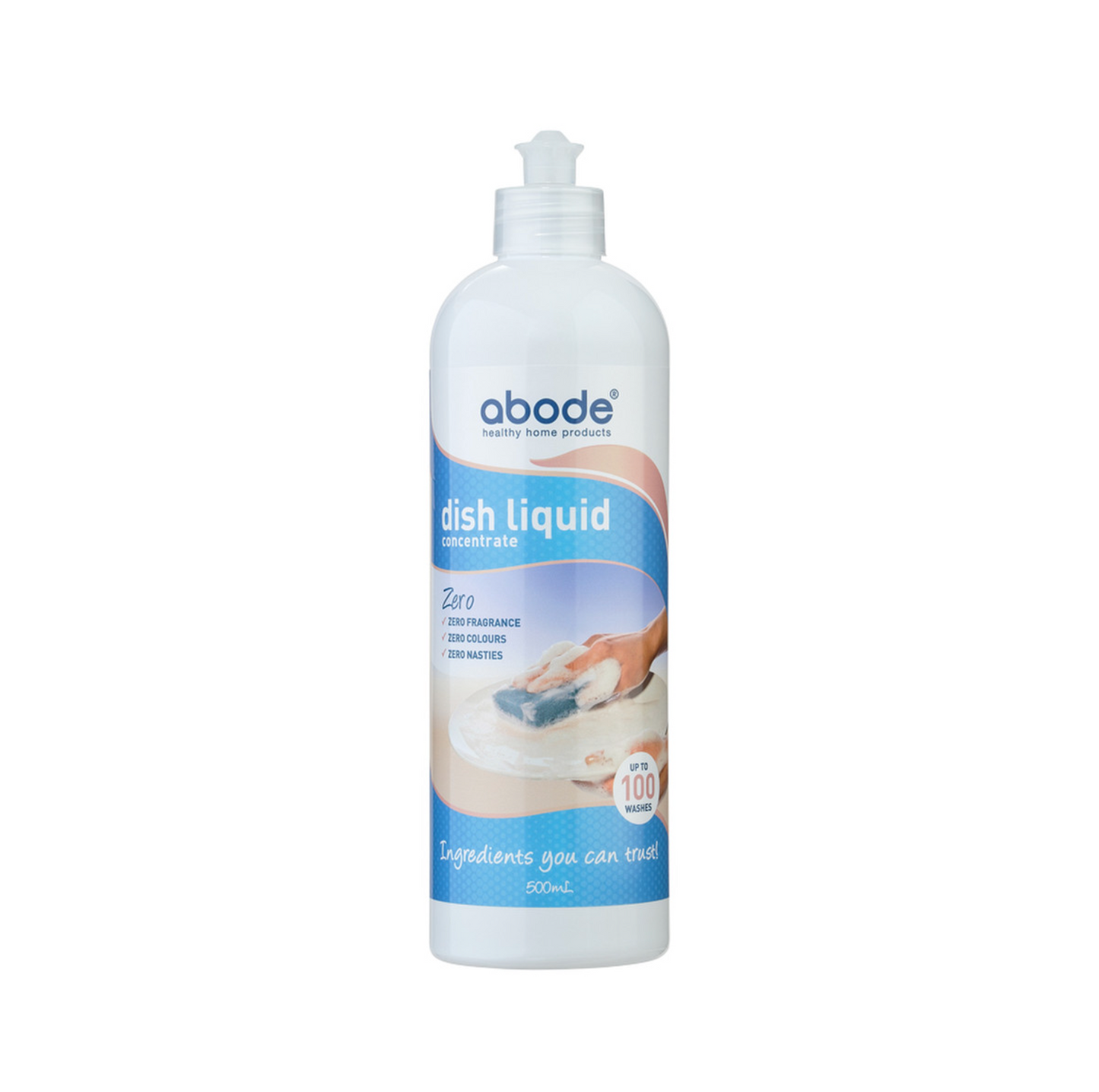 Abode Dish Liquid Concentrate Zero 500ml