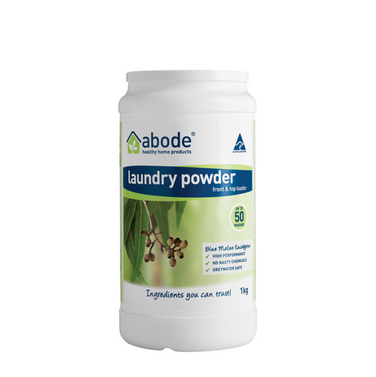 Abode Laundry Powder Blue Mallee Eucalyptus 1kg