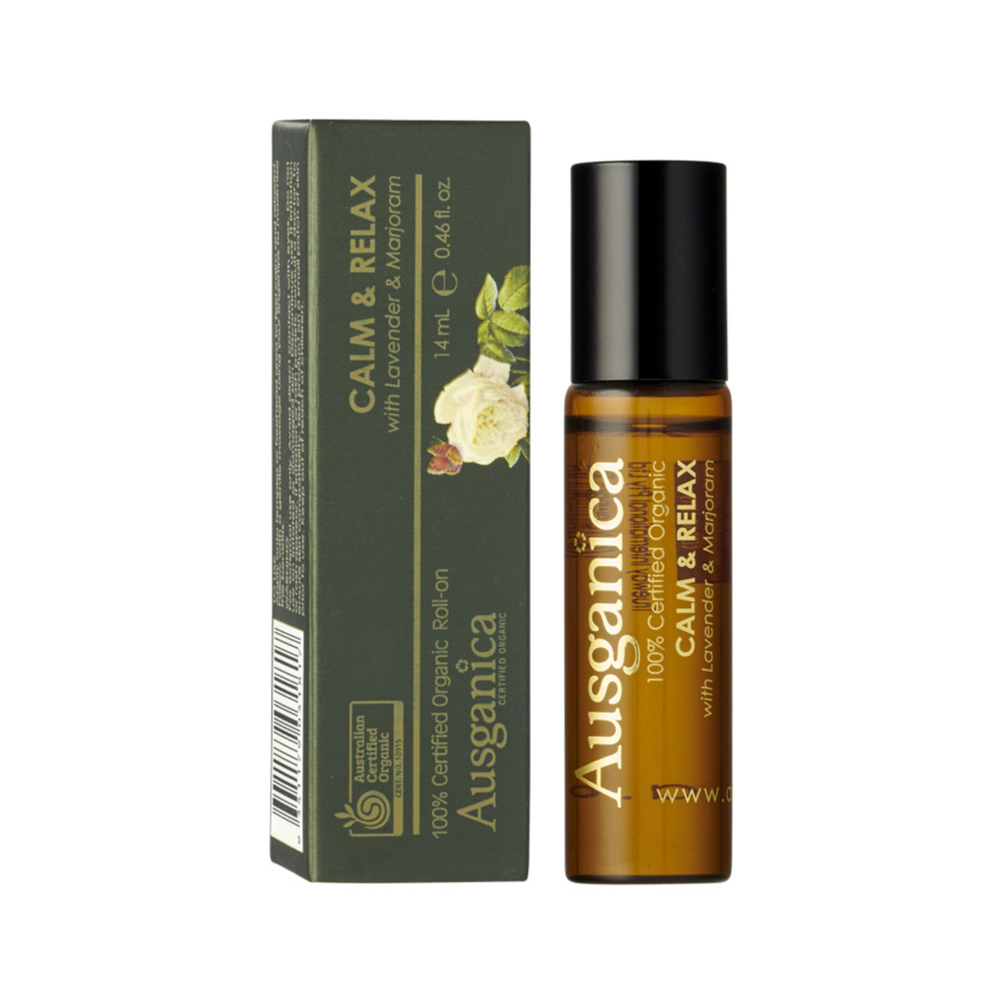 Ausganica Organic Roll-On Calm & Relax with Lavender & Marjoram 14ml