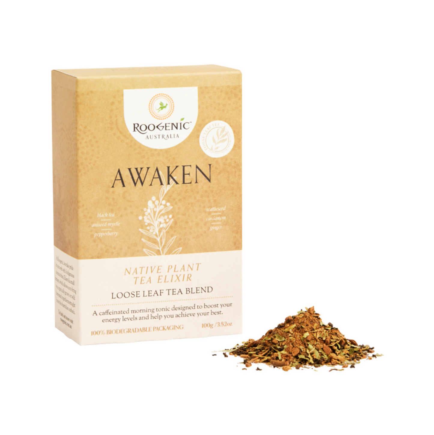 Roogenic Australia Awaken (Native Plant Tea Elixir) Loose Leaf 100g