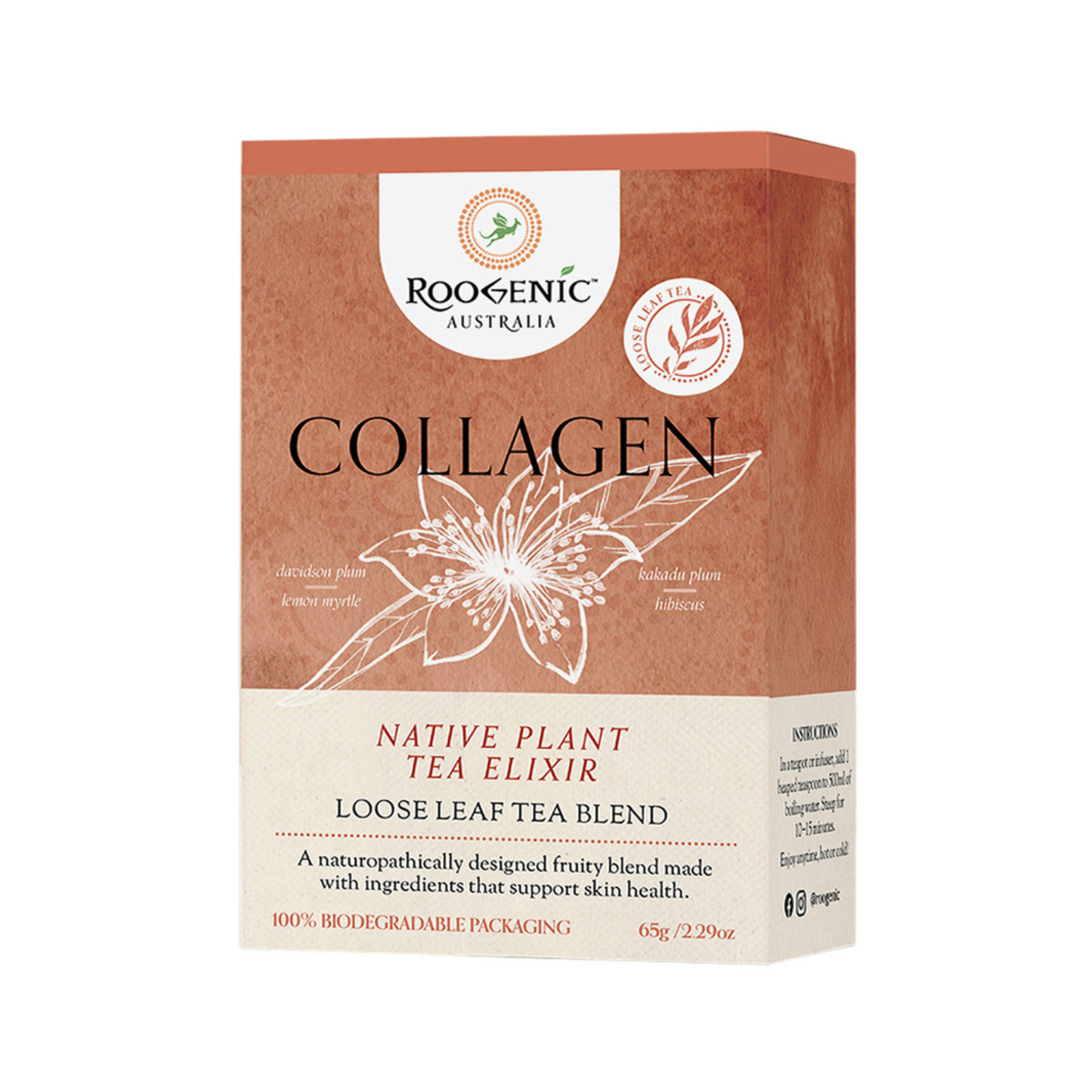 Roogenic Australia Collagen (Native Plant Tea Elixir) Loose Leaf 65g