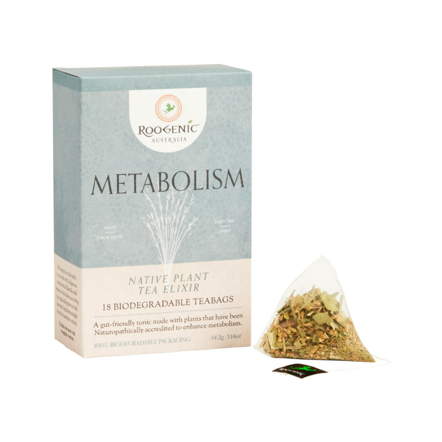 Roogenic Australia Metabolism (Native Plant Tea Elixir) x 18 Tea Bags