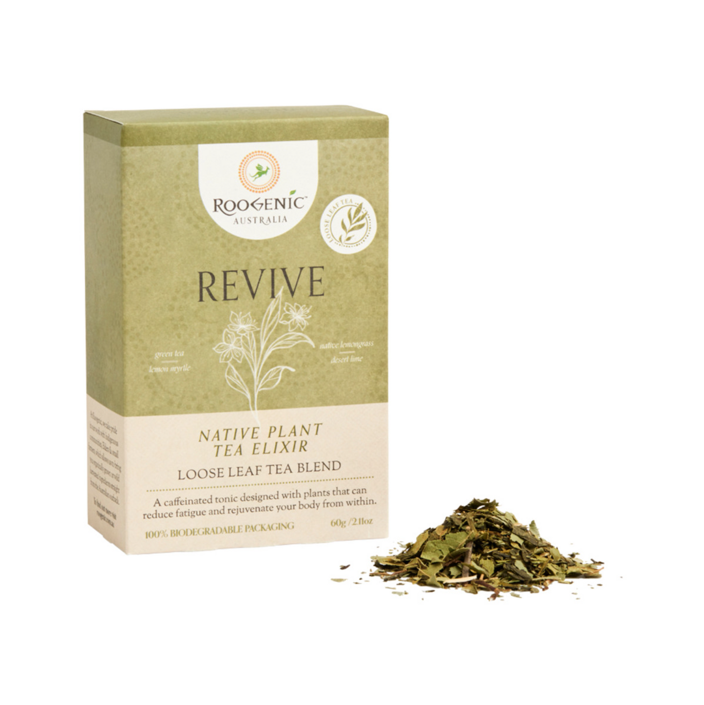 Roogenic Australia Revive (Native Plant Tea Elixir) Loose Leaf 60g