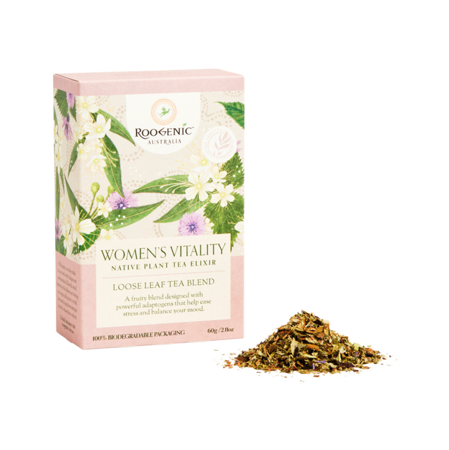 Roogenic Australia Women's Vitality (Native Plant Tea Elixir) Loose Leaf 60g