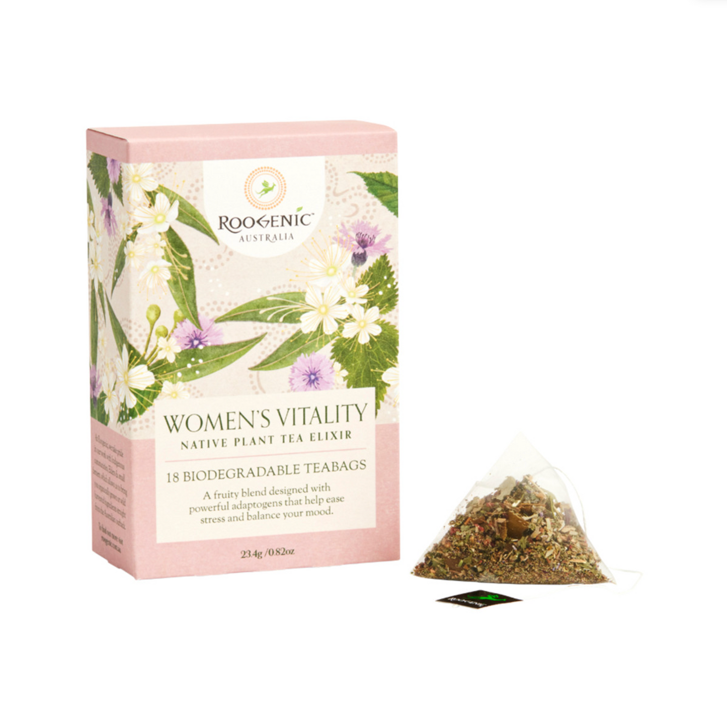 Roogenic Australia Women's Vitality (Native Plant Tea Elixir) x 18 Tea Bags