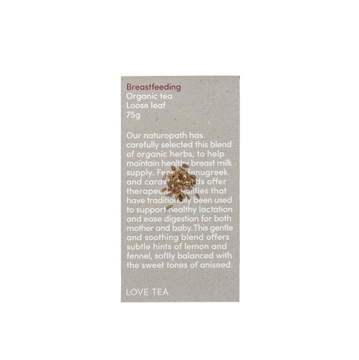 Love Tea Organic Breastfeeding Tea Loose Leaf 75g