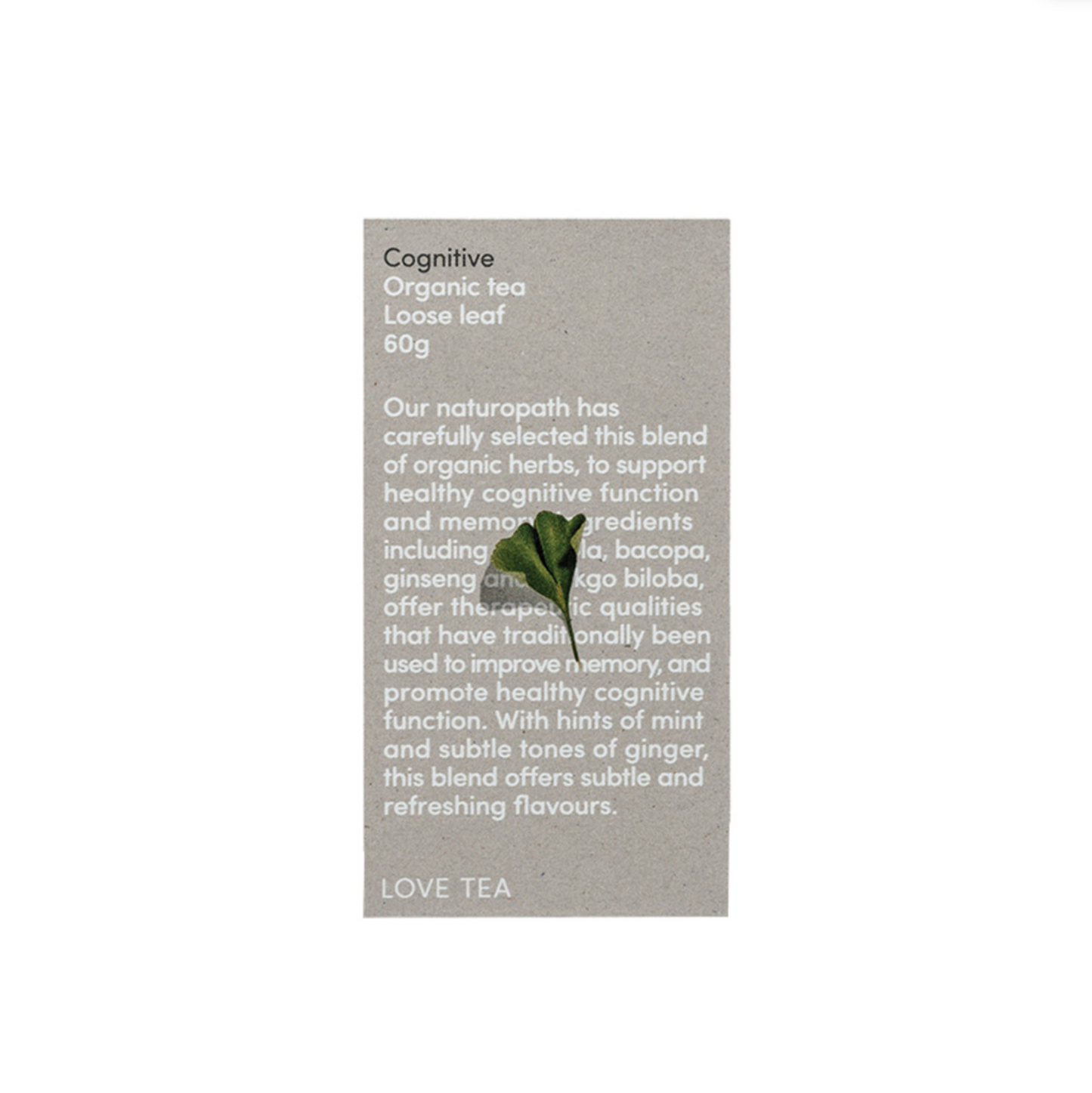 Love Tea Organic Cognitive Tea Loose Leaf 60g