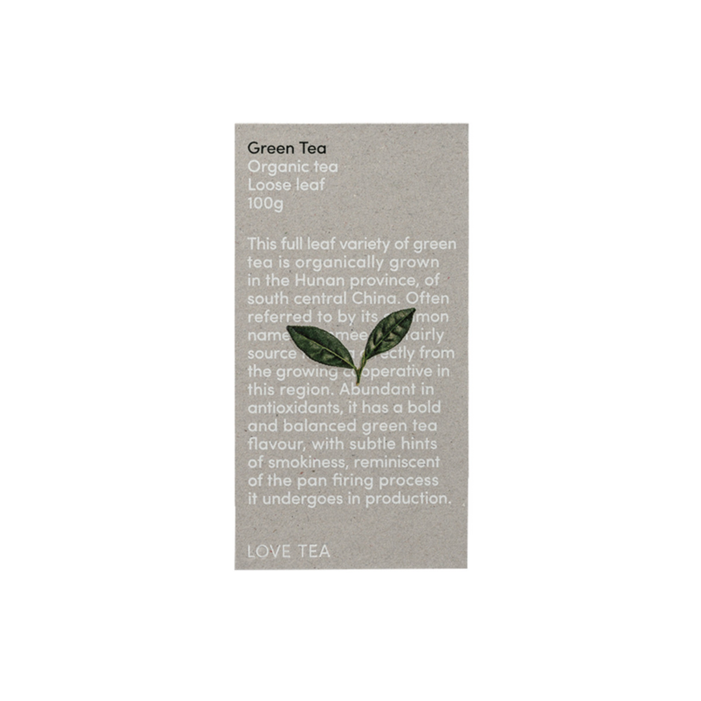 Love Tea Organic Green Tea Loose Leaf