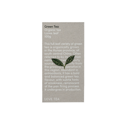 Love Tea Organic Green Tea Loose Leaf