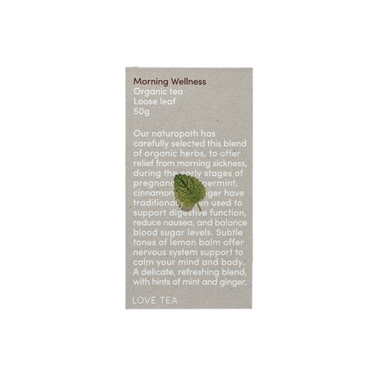 Love Tea Organic Morning Wellness Tea Loose Leaf 50g