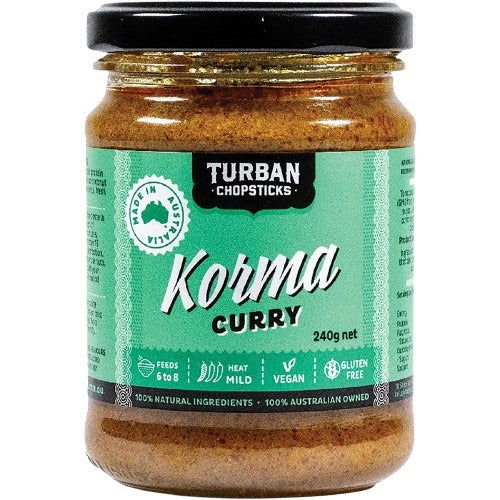 TURBAN CHOPSTICKS Curry Paste Korma Curry 240g