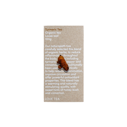 Love Tea Organic Turmeric Tea Loose Leaf 100g