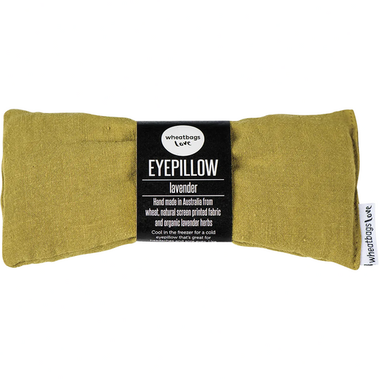 WHEATBAGS LOVE Eyepillow Luxe Linen Pistachio Lavender Scented