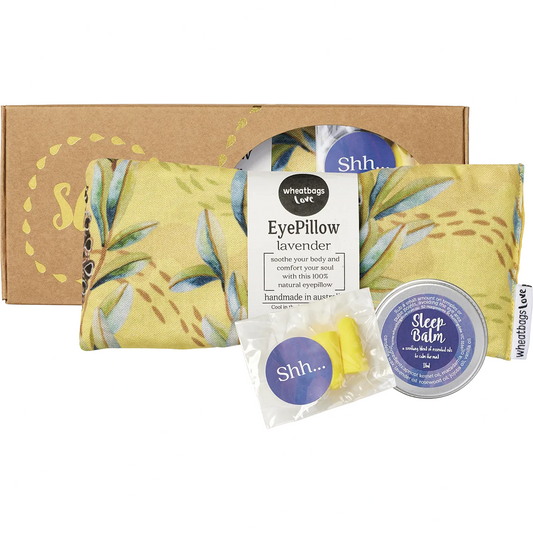 WHEATBAGS LOVE Sleep Gift Pack Banksia Pod Lavender Scented 3pk