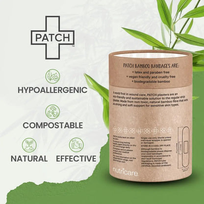Patch Value Pack - 100 Natural Bamboo Bandages