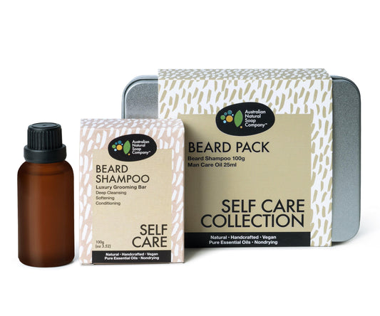 AUSTRALIAN NATURAL SOAP CO Self Care Collection Beard Pack 2pk