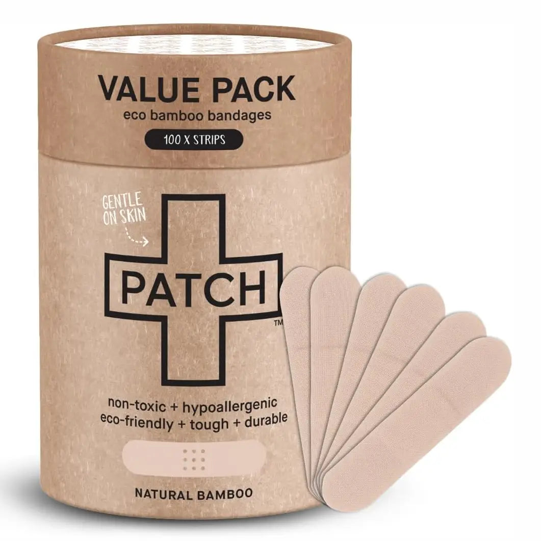 Patch Value Pack - 100 Natural Bamboo Bandages