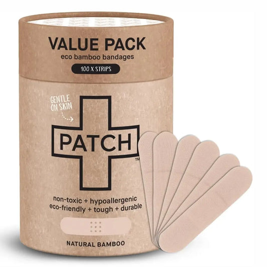 Patch Value Pack - 100 Natural Bamboo Bandages